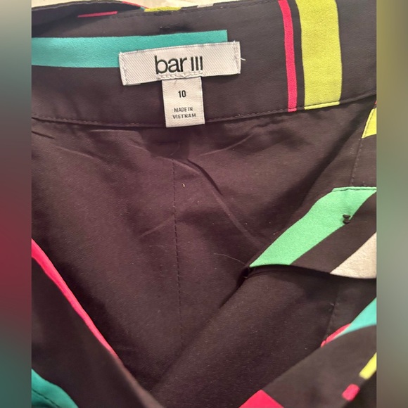 Bar III Multicolor Striped Midi Skirt - Picture 8 of 8